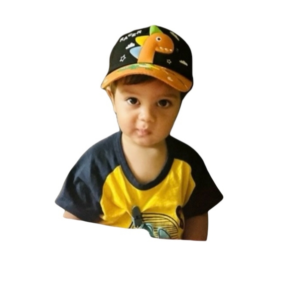 Toddler Adjustable Dino Skateboarding Hat - Picture 9 of 10
